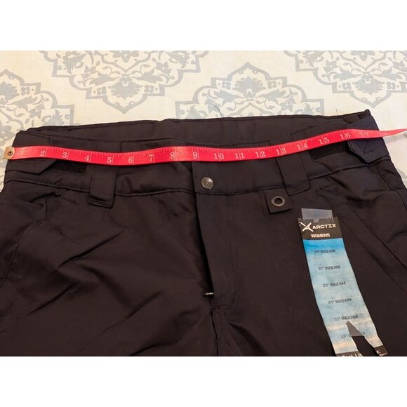 Arctix Womens Insulated Snow Pants Black Adj. Waist Cold Weather Wear Med. 31" L - Picture 9 of 10